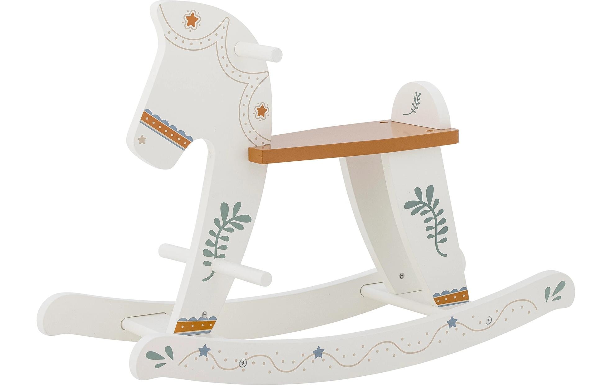 Bloomingville Schaukelpferd Ruddy Weiss, MDF