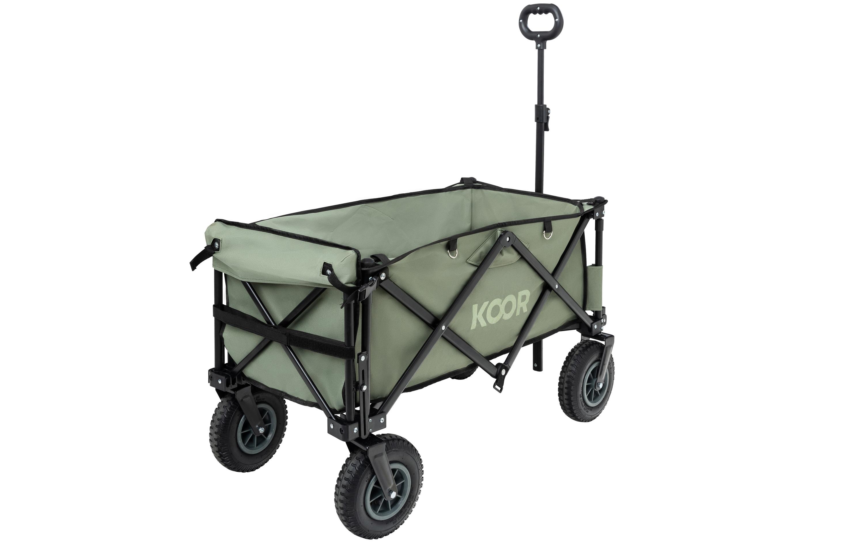 KOOR Leiterwagen mit Luftreifen Kjerre, Grün