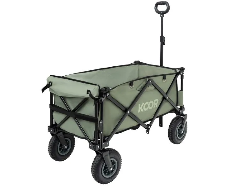 KOOR Leiterwagen mit Luftreifen Kjerre, Grün