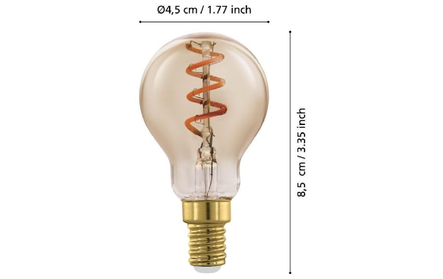 EGLO Leuchten Lampe 4 W E14 Warmweiss