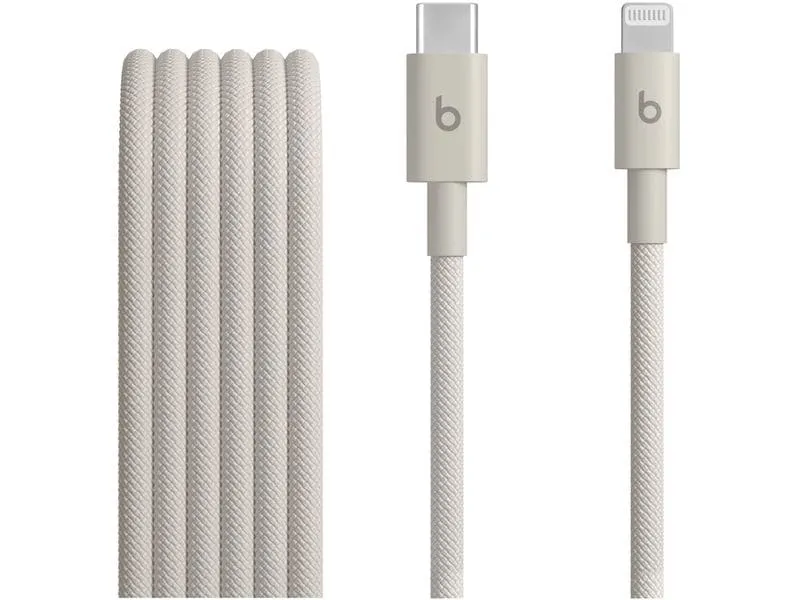 Apple Beats USB-C auf Lightning gewebtes Kabel, grau, 1.5 m