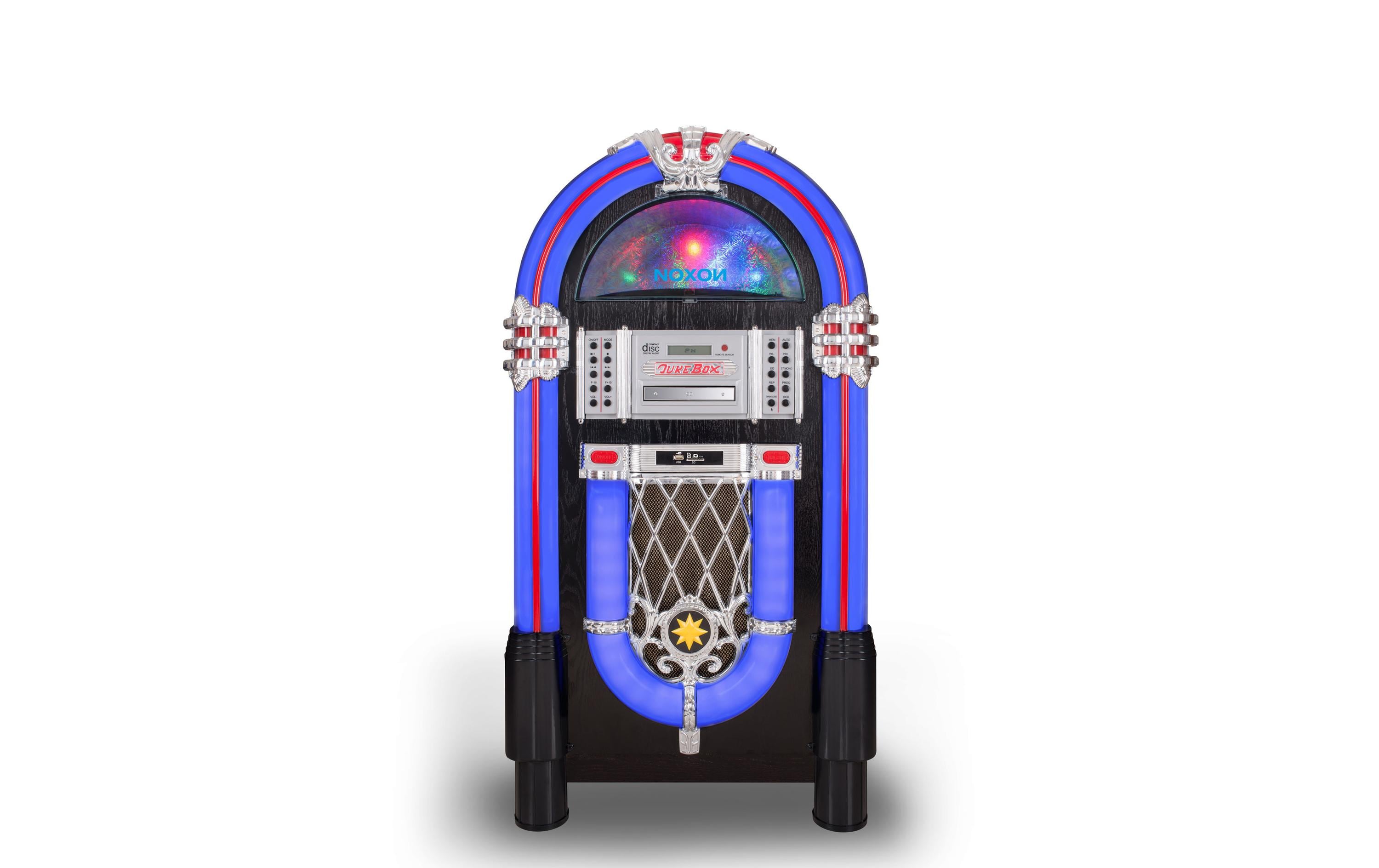 Noxon Musik-System Jukebox 1 Mehrfarbig/Schwarz/Silber