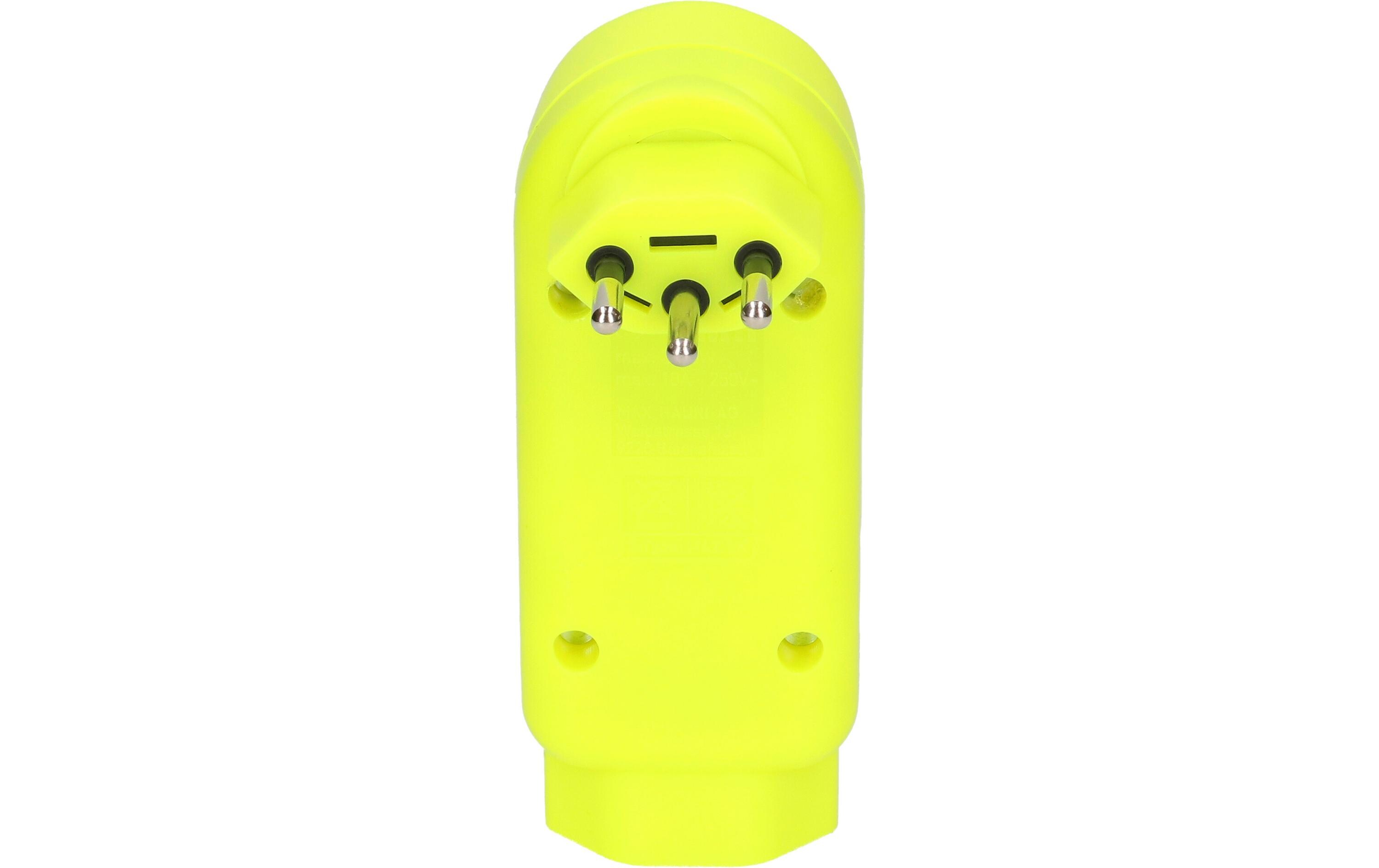 Max Hauri Abzweigstecker ADAPT 2+1x Typ 13 FI-Gelb drehbar BS 2