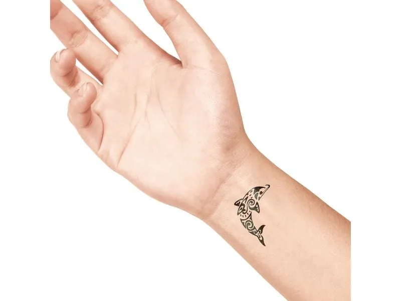 LaDot Tattoostempel Delphin Medium