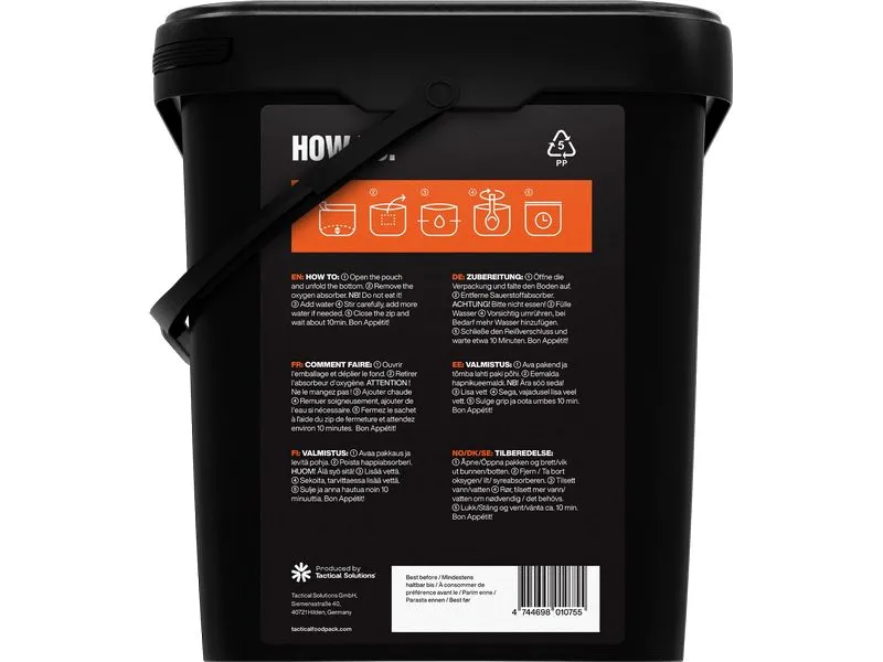 Tactical Foodpack Hauptgericht Weekpack Tango