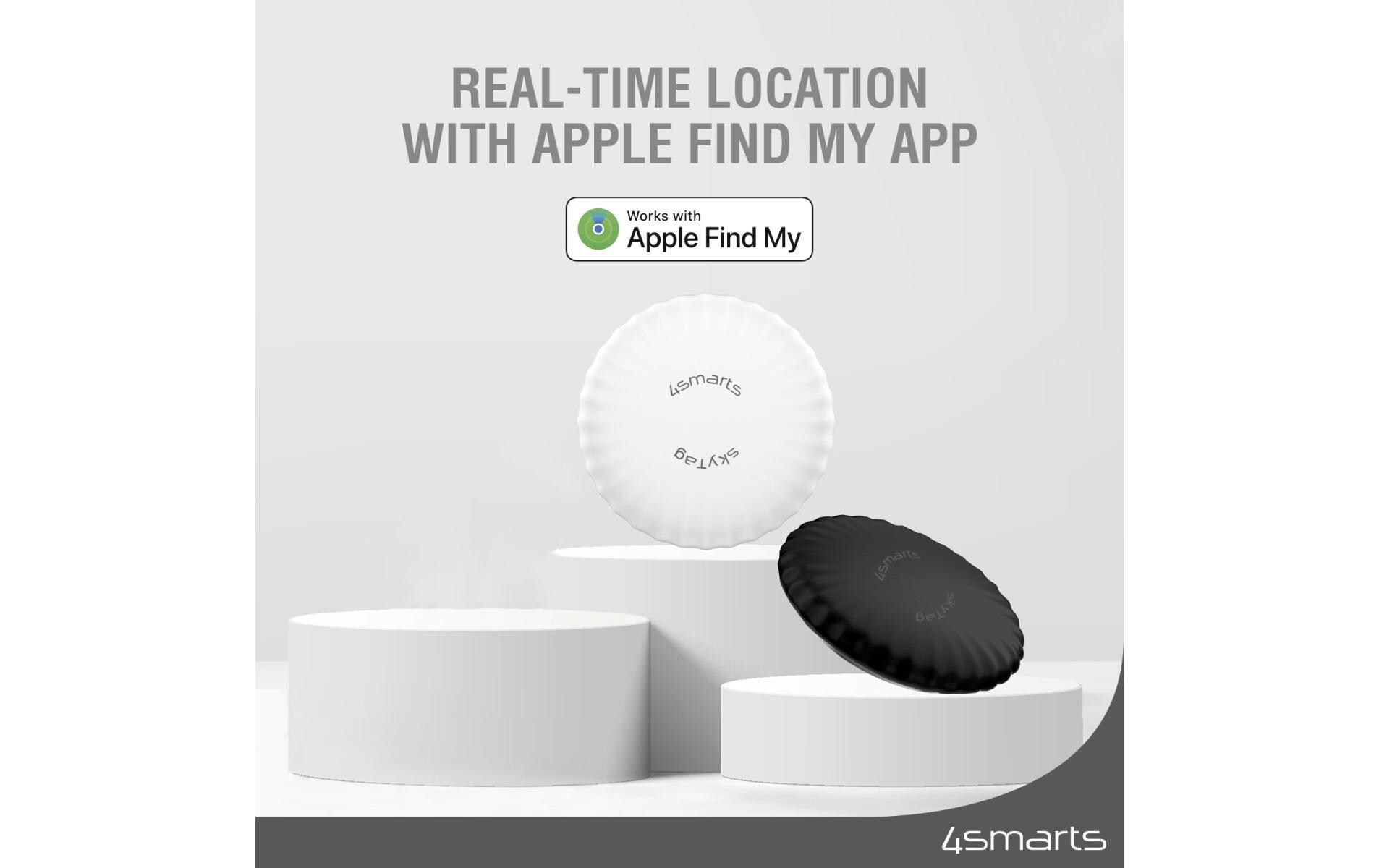 4smarts Schlüsselfinder SkyTag Slim 2er Set schwarz, weiss 4smarts Schlüsselfinder SkyTag Slim 2er Set schwarz, weiss