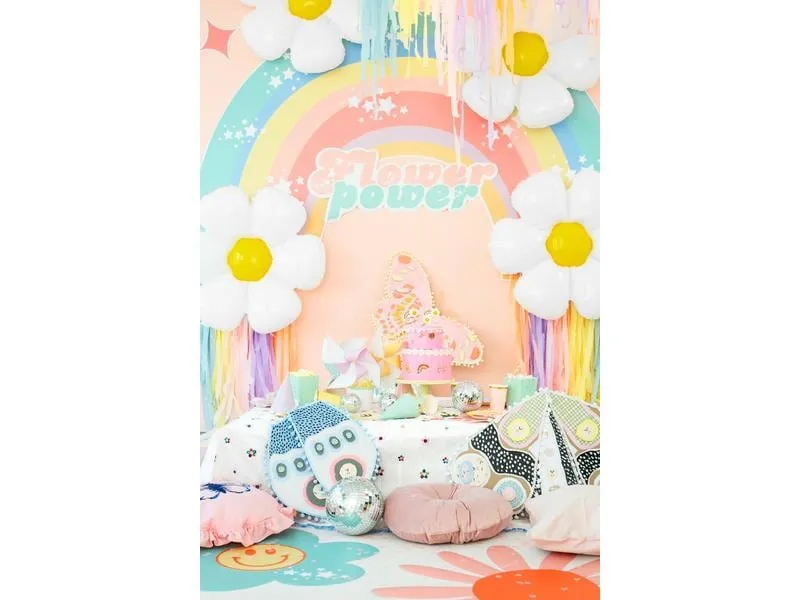 Partydeco Folienballon Gänseblümchen 97 x 103 cm, Gelb/Weiss Partydeco Folienballon Gänseblümchen 97 x 103 cm, Gelb/Weiss