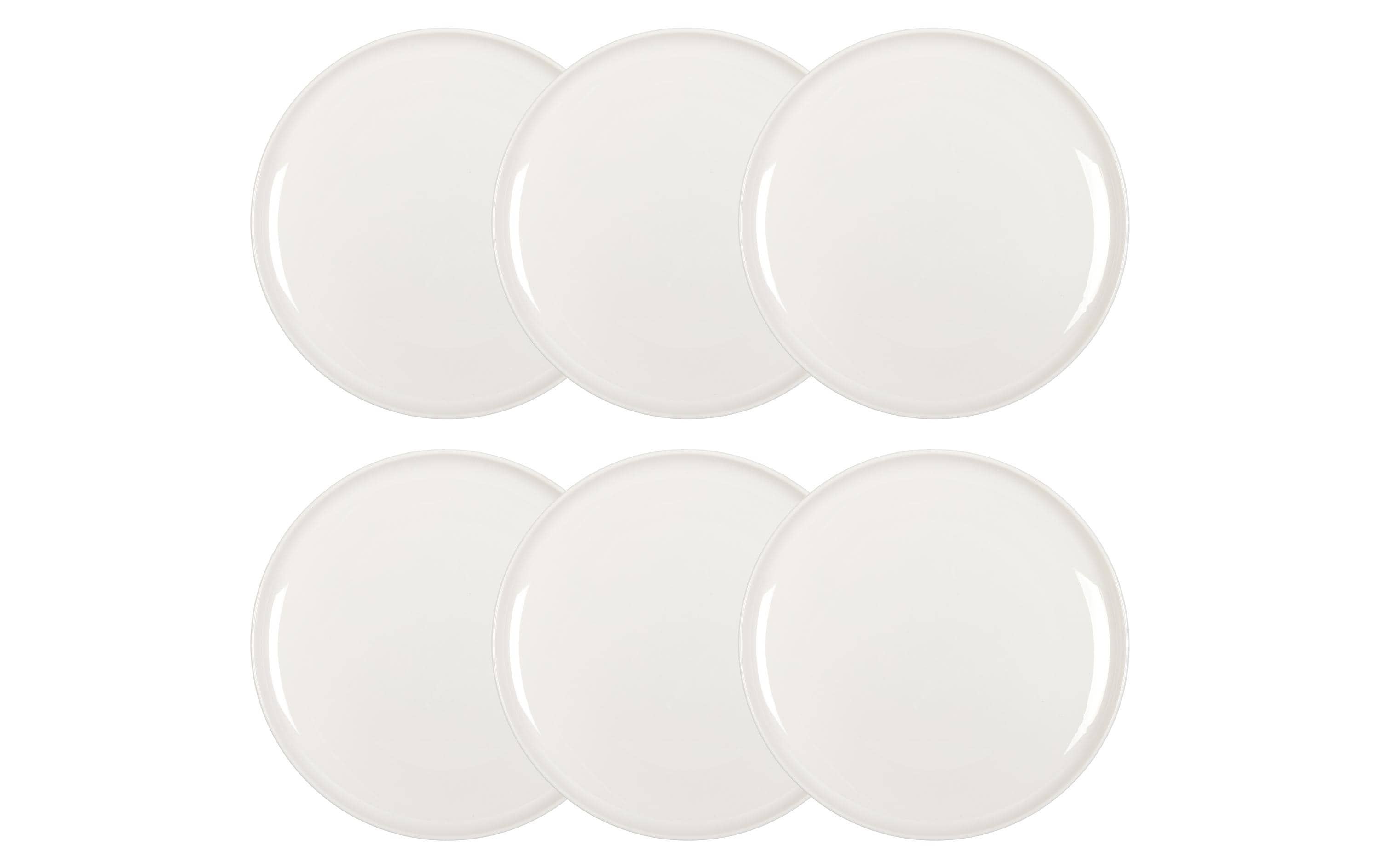 FURBER Speiseteller Ø 26.5 cm, 6 Stück, Weiss FURBER Speiseteller Ø 26.5 cm, 6 Stück, Weiss