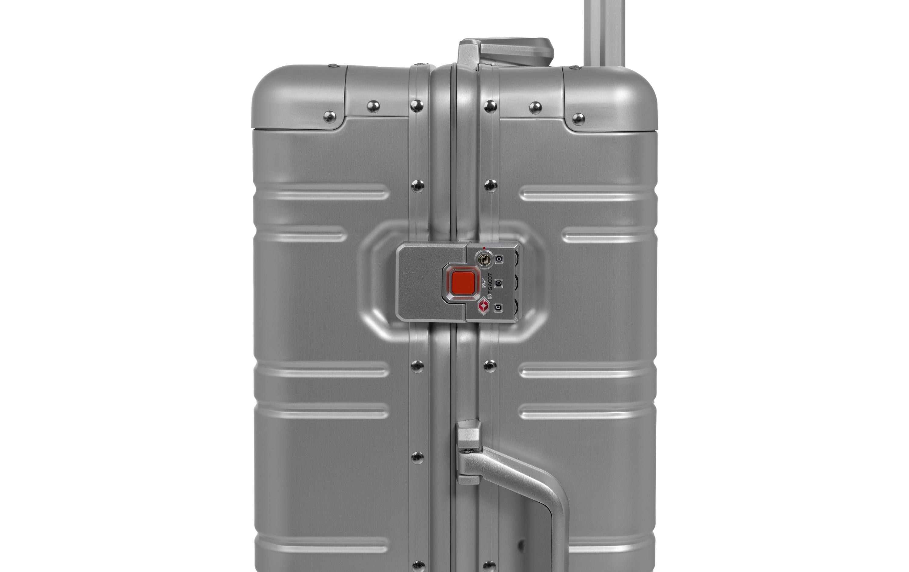 KOOR Reisekoffer Aluminium 40 L, Silber