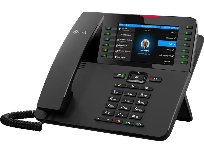 UNIFY SIP Tischtelefon OpenScape CP710 Schwarz UNIFY SIP Tischtelefon OpenScape CP710 Schwarz
