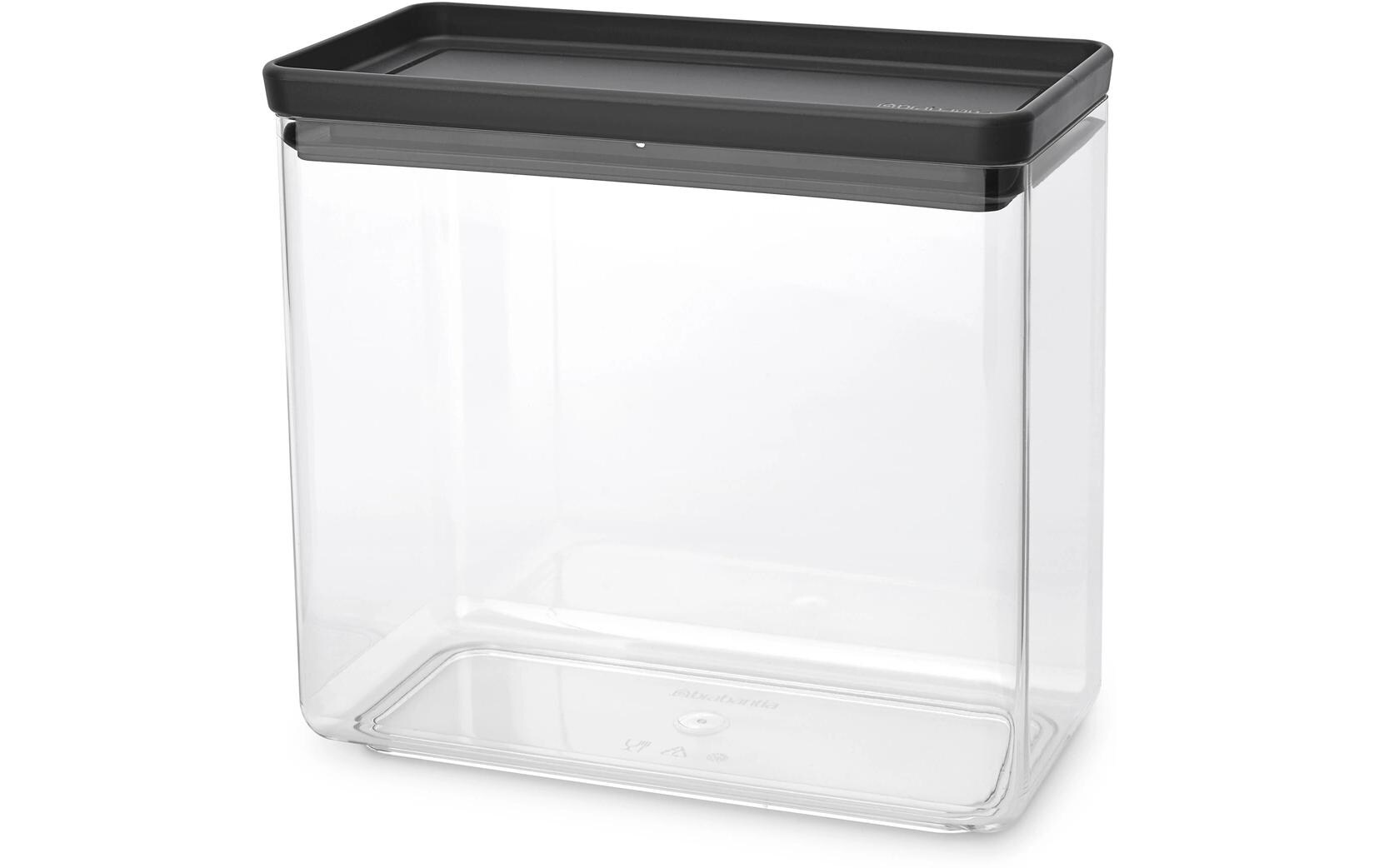 Brabantia Vorratsdose Tasty+ 3.5 l, Dunkelgrau
