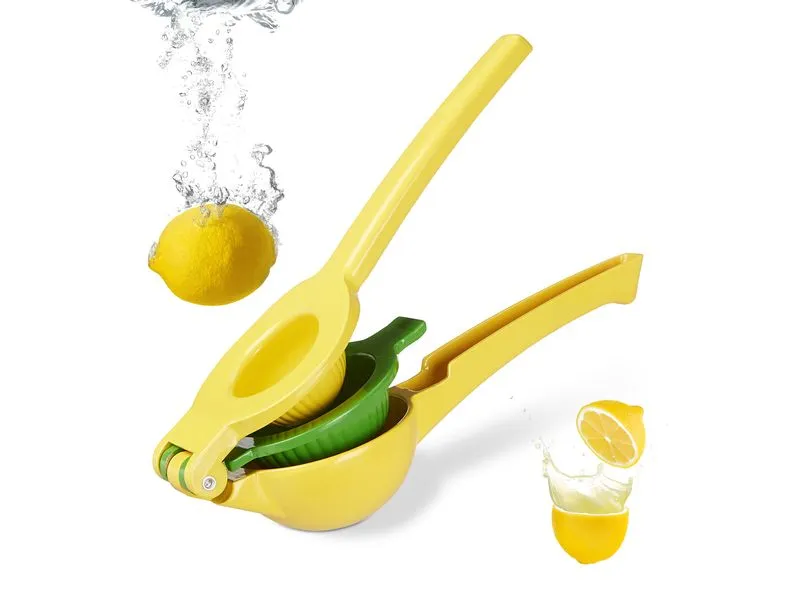 relaxdays Zitruspresse manuell 2 in 1 Gelb relaxdays Zitruspresse manuell 2 in 1 Gelb