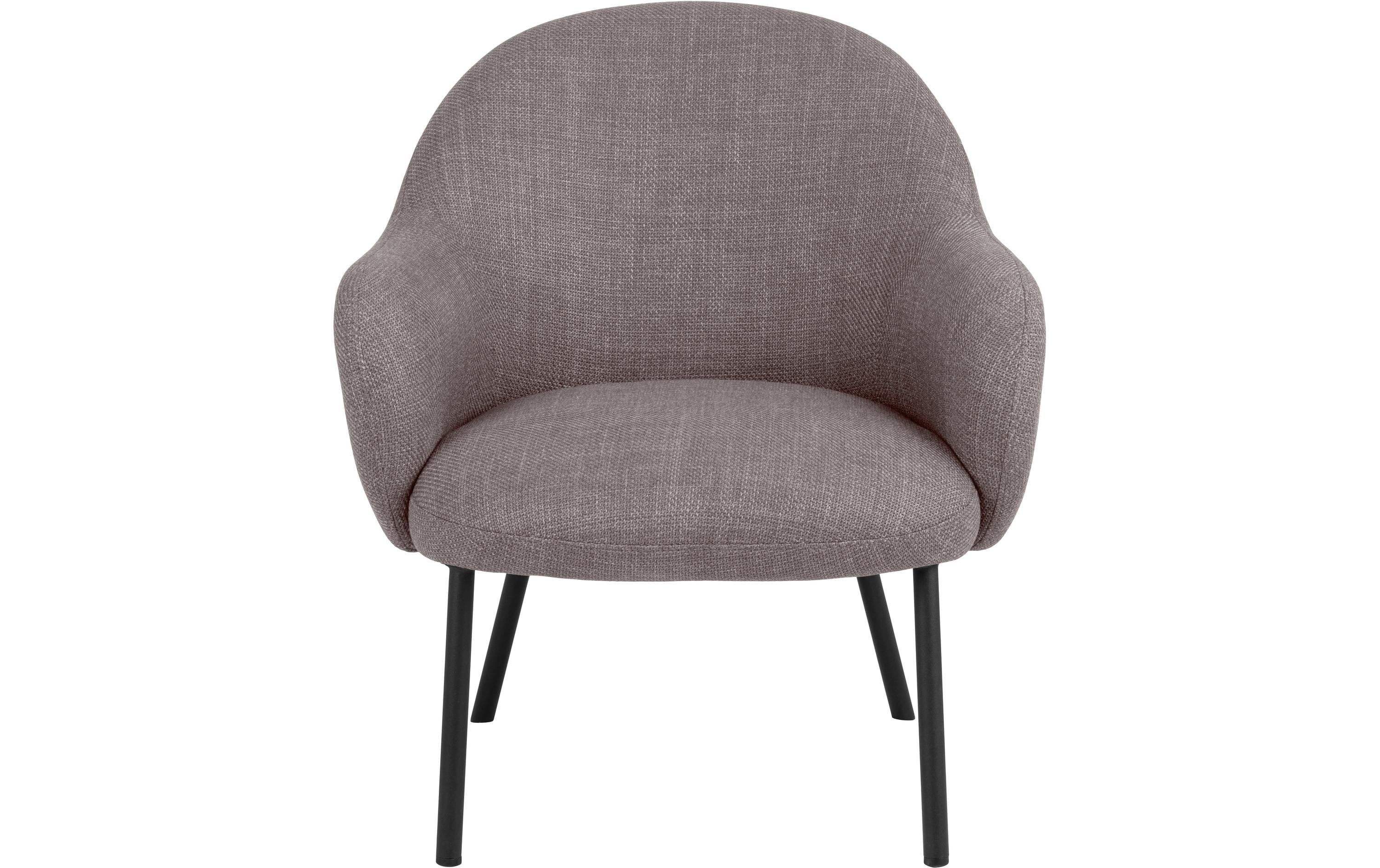 AC Design Sessel Spencer Polyurethan (PU)/Stahl, Hellgrau/Braun