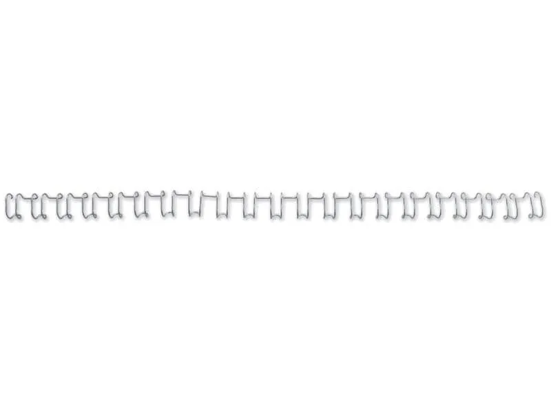 GBC Binderücken Wire Bind 21 Ø 12 mm, Silber, 100 Stück GBC Binderücken Wire Bind 21 Ø 12 mm, Silber, 100 Stück