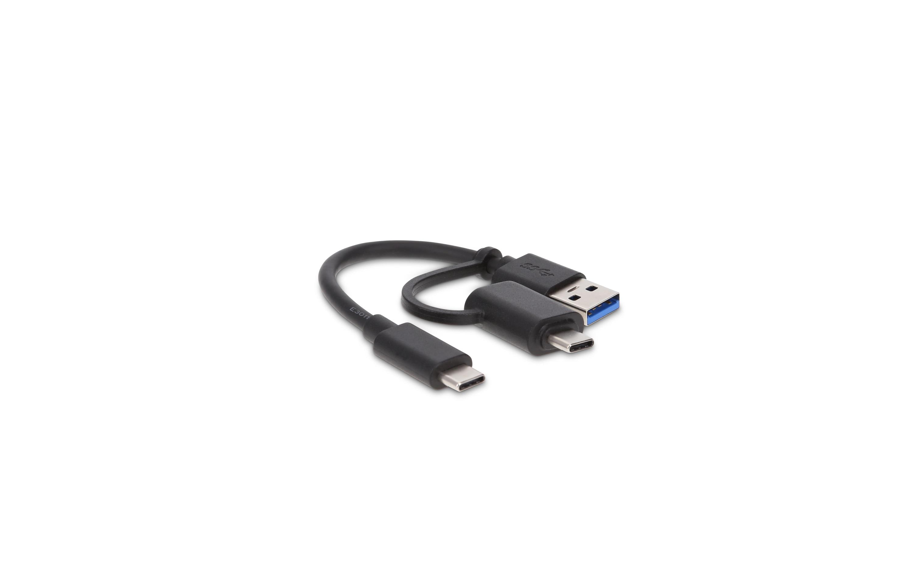 LMP USB 3.1-Kabel 2-in-1 USB C - USB A/USB C 0.15 m