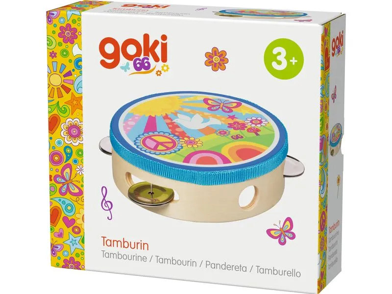 Goki Tamburin Sonnenschein mit Schellen Goki Tamburin Sonnenschein mit Schellen