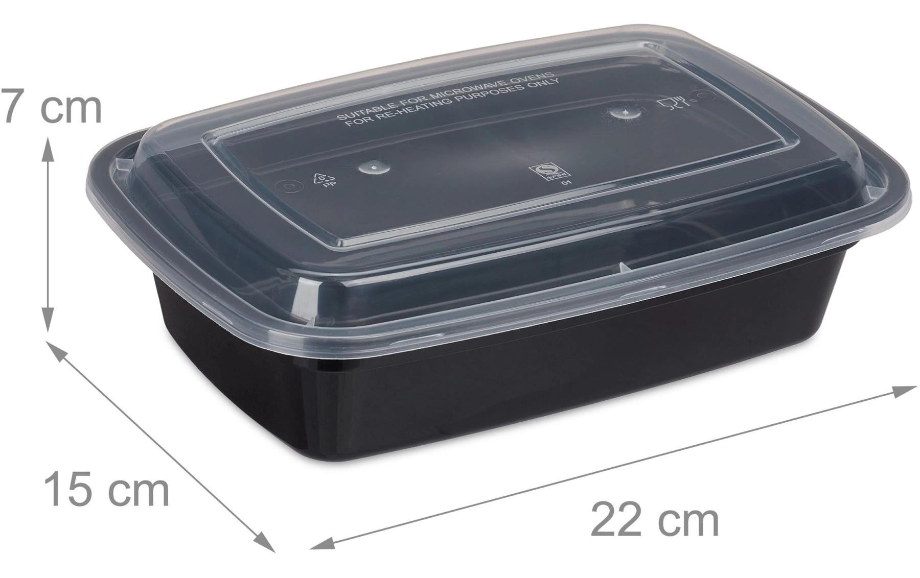 relaxdays Menübox 1-fach 10 Stück