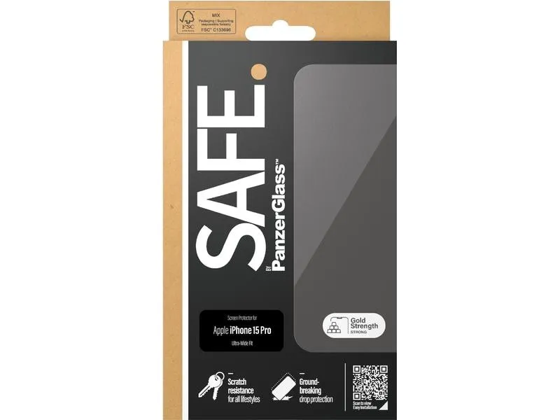 SAFE. Displayschutz Ultra Wide Fit iPhone 15 Pro SAFE. Displayschutz Ultra Wide Fit iPhone 15 Pro