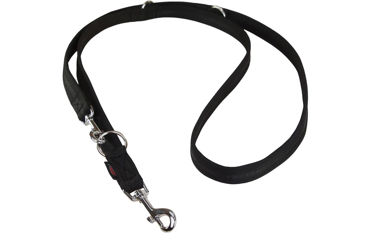 Grossenbacher Hundeleine 180 cm, 15 mm, Schwarz Grossenbacher Hundeleine 180 cm, 15 mm, Schwarz