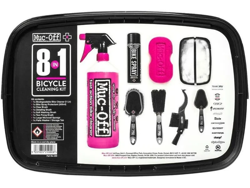Muc-Off Pflegeset 8-In-One Bike Cleaning Kit Muc-Off Pflegeset 8-In-One Bike Cleaning Kit