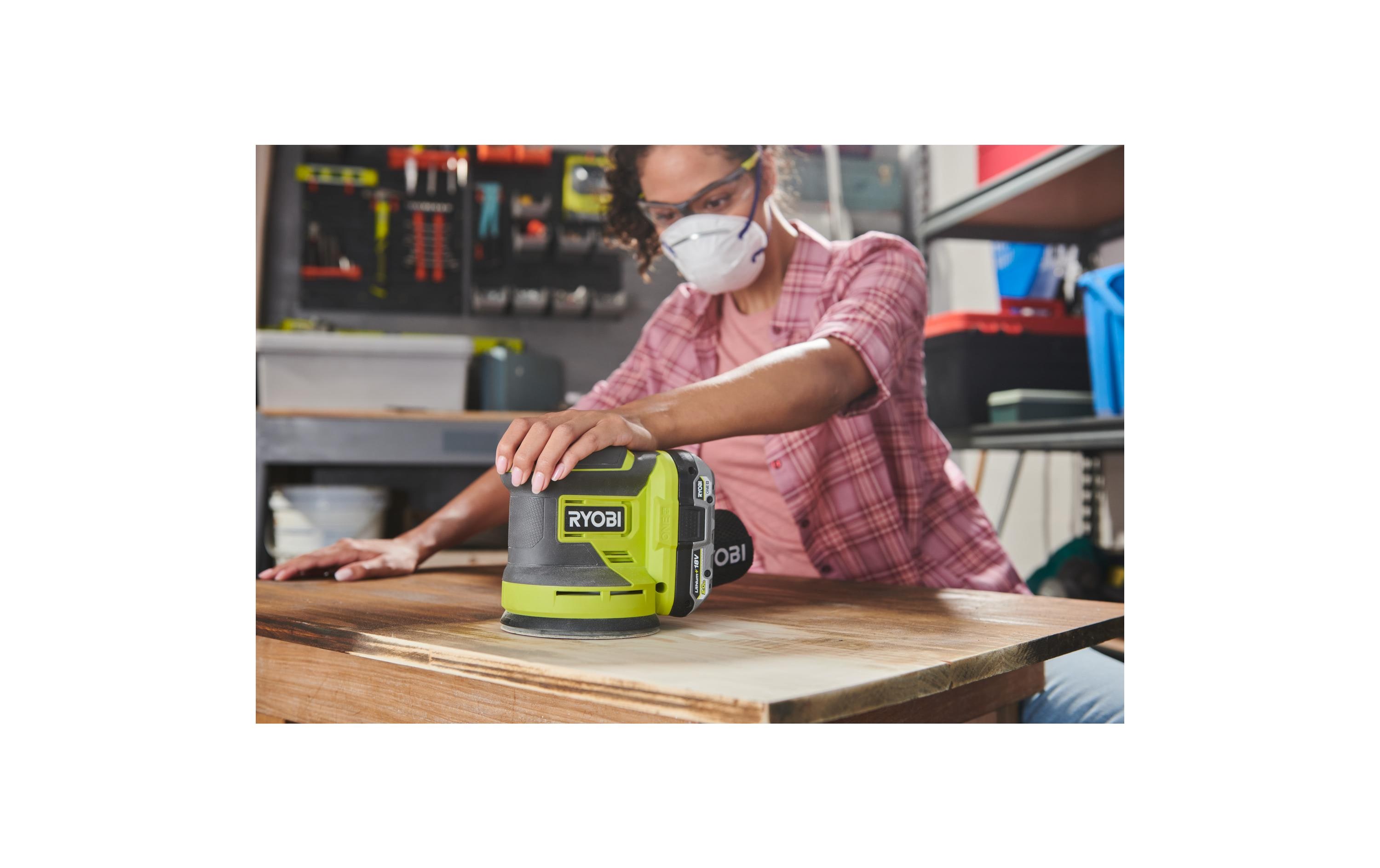 RYOBI Akku-Exzenterschleifer RROS18-0, 18 V, Solo