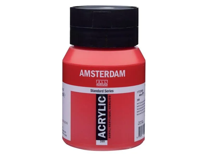 Amsterdam Acrylfarbe Standard 399 Naphtholrot halbdeckend, 500 ml Amsterdam Acrylfarbe Standard 399 Naphtholrot halbdeckend, 500 ml