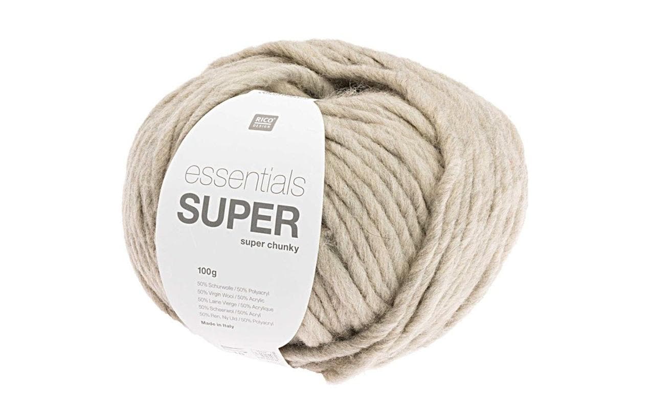 Rico Design Wolle Essentials Super Super Chunky 100 g Nature