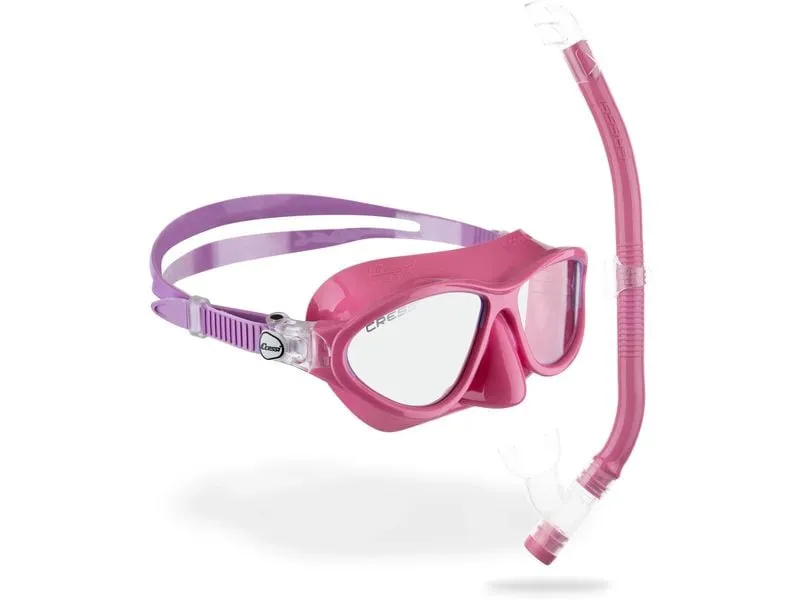 CRESSI Moon + Top Snorkel Combo Pink/Lilac CRESSI Moon + Top Snorkel Combo Pink/Lilac