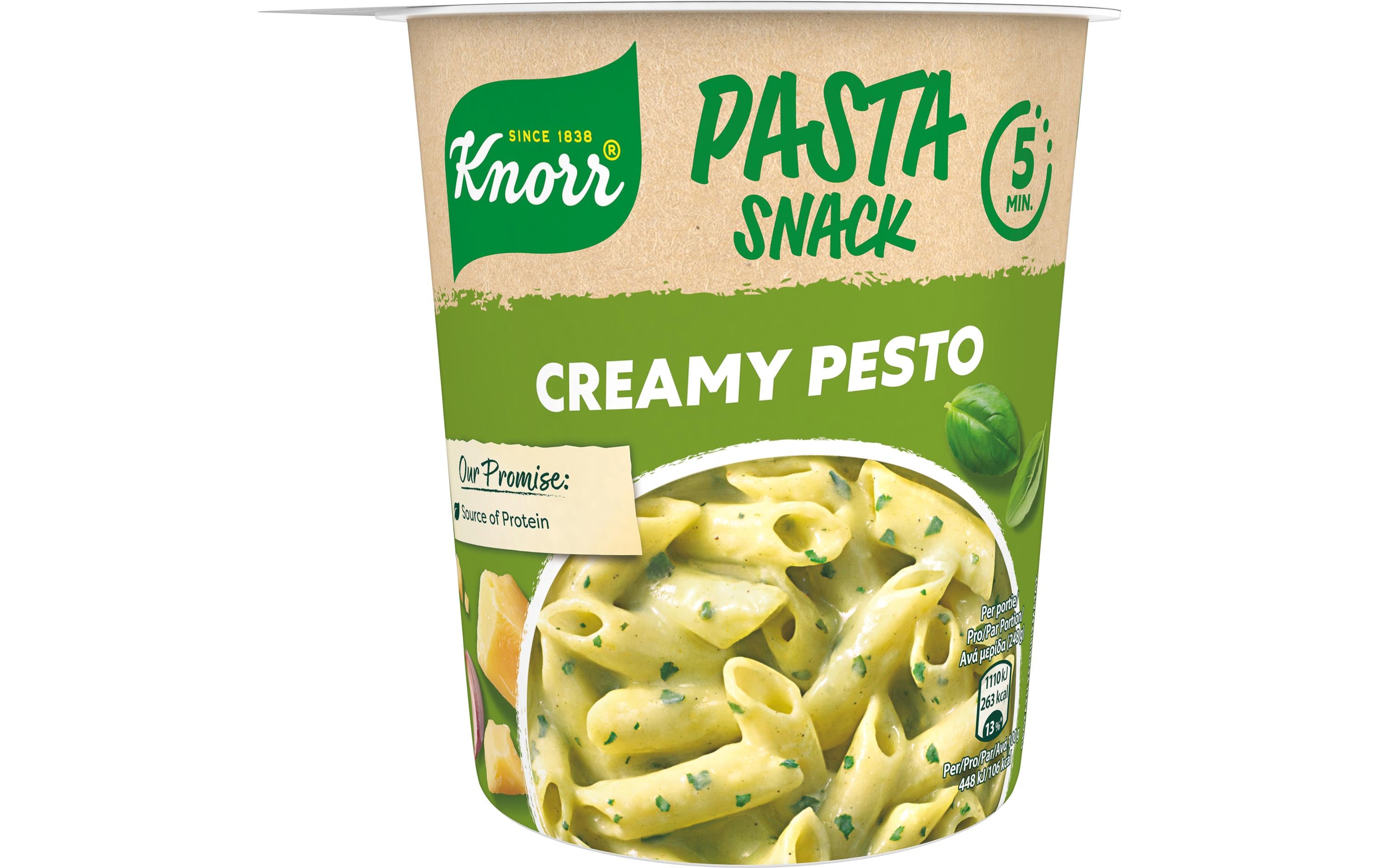 Knorr Fertiggericht Pasta Snack Creamy Pesto 68 g Knorr Fertiggericht Pasta Snack Creamy Pesto 68 g