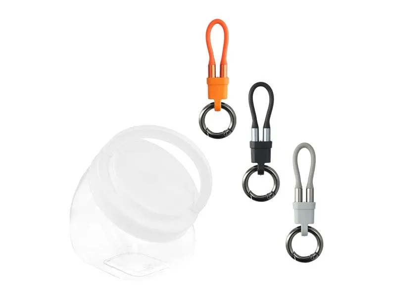4smarts USB-C Keyring Kabelset USB-C - USB-C 0.115 m