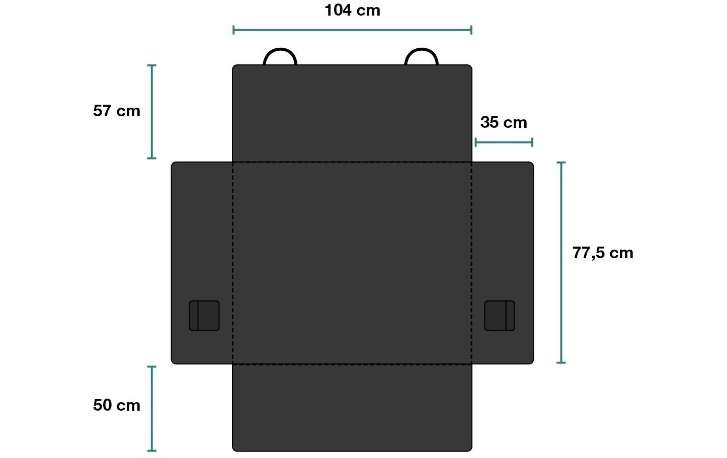 Fluffino Auto-Schondecke 104 x 77.5 cm