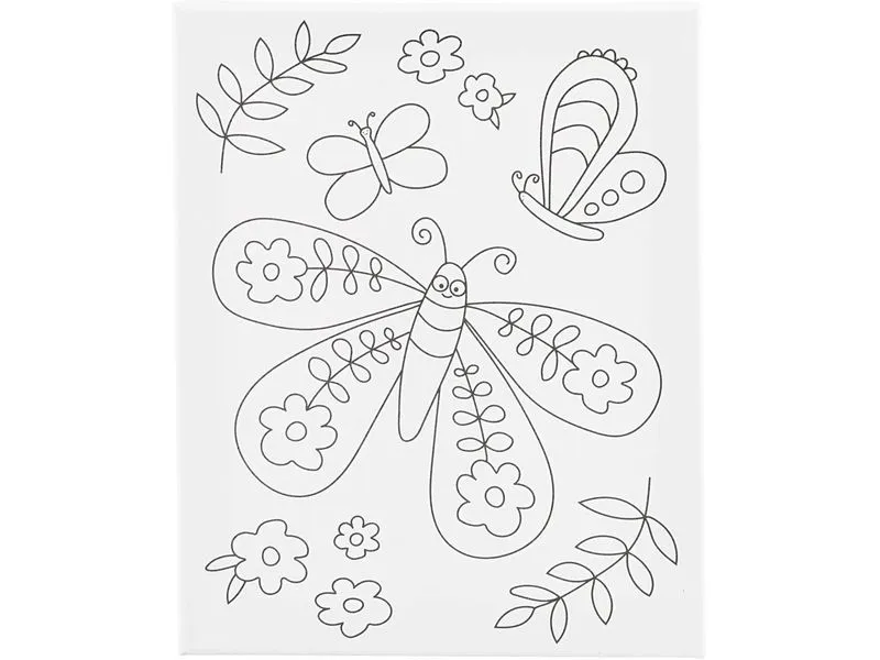 Creativ Company Keilrahmen Schmetterling 24 x 30 cm Creativ Company Keilrahmen Schmetterling 24 x 30 cm