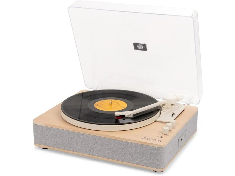 Fenton Plattenspieler mit Bluetooth RP162S Ahorn