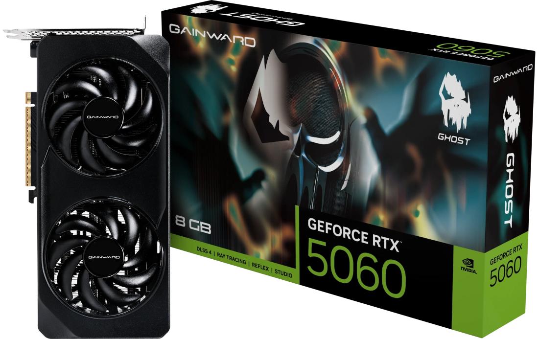 Gainward Grafikkarte GeForce RTX 5060 Ghost 8 GB