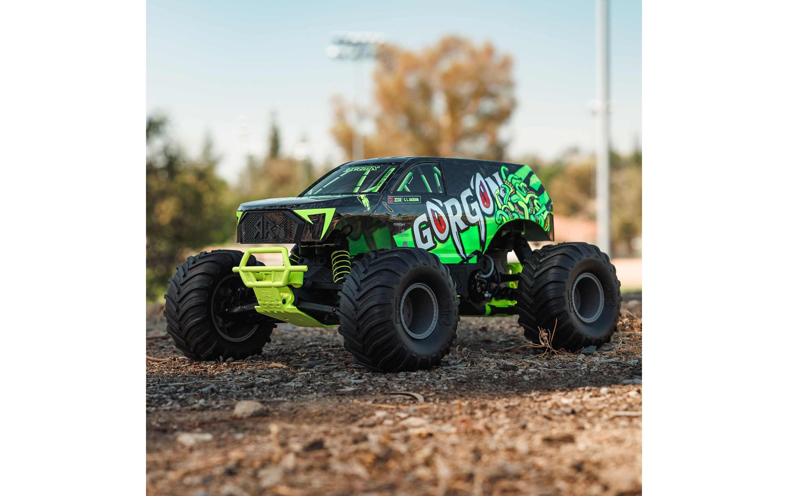 Arrma Monster Truck Gorgon MEGA 550 RWD Gelb, RTR, 1:10