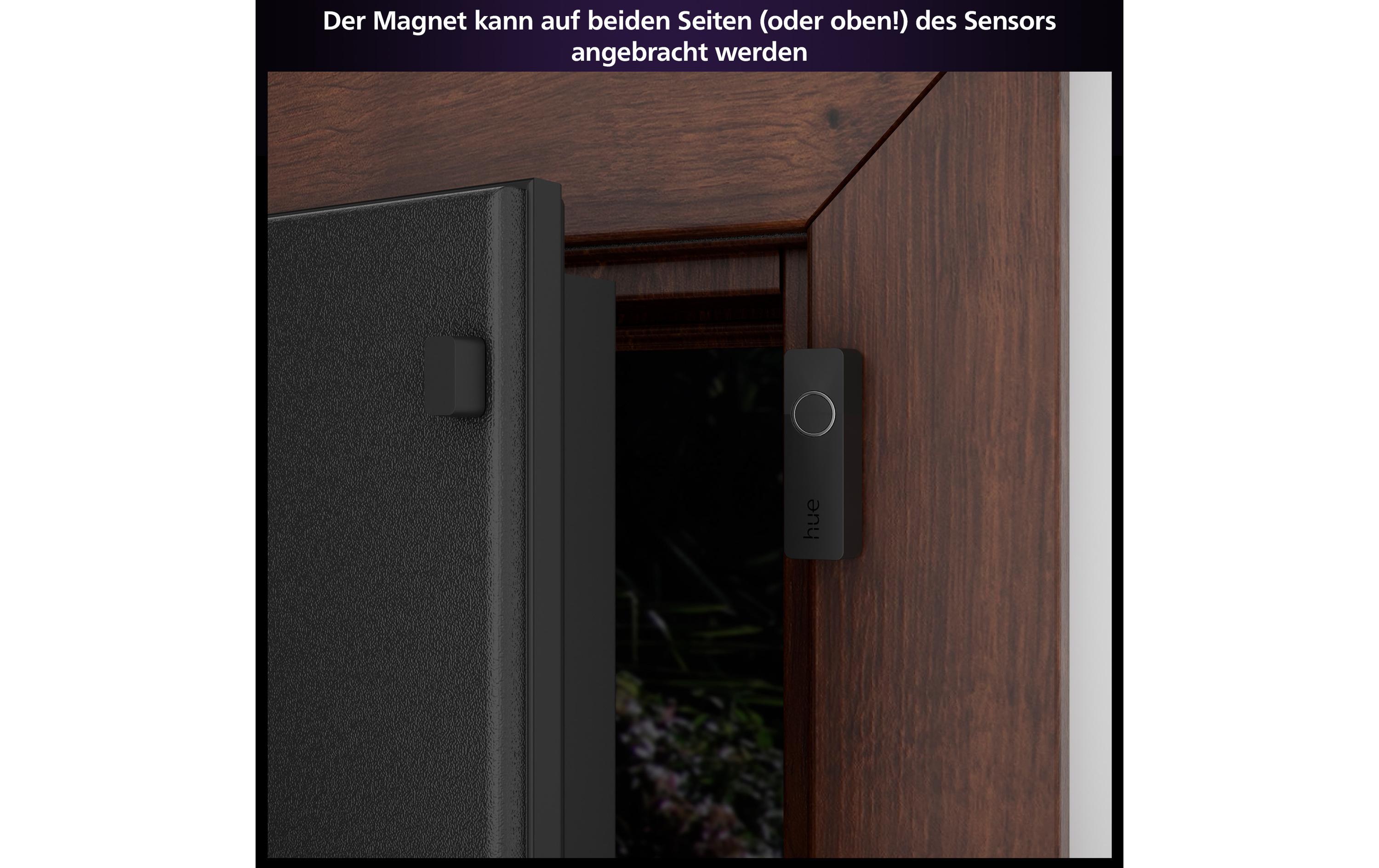 Philips Hue Secure Kontaktsensor Doppelpack, Schwarz
