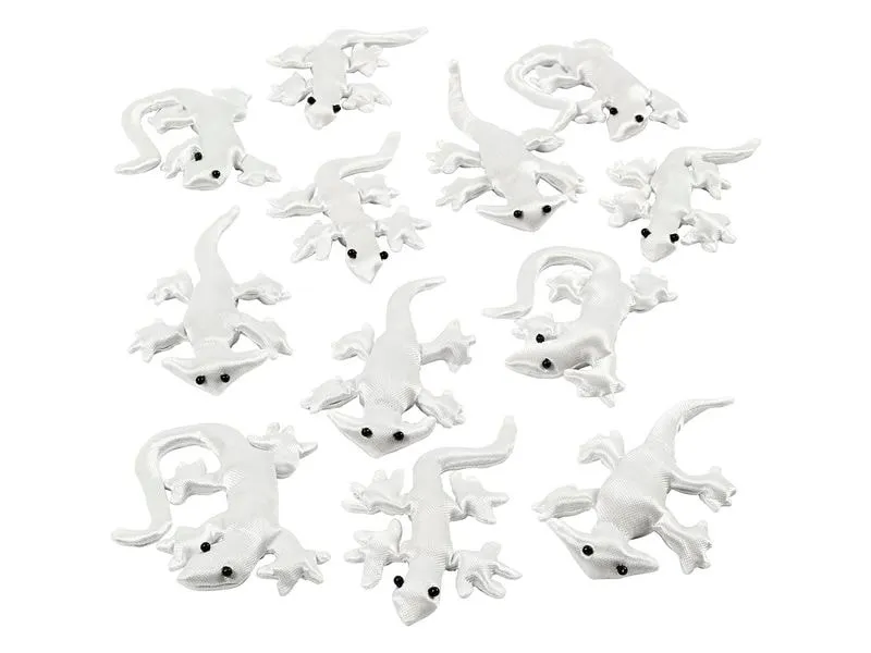 Creativ Company Echsen Weiss 10-14 cm 12 Stk Creativ Company Echsen Weiss 10-14 cm 12 Stk