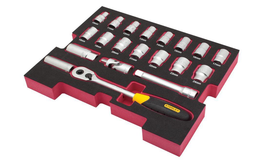 Stanley Fatmax Steckschlüssel-Set T-STAK 1/2 Einlage, 48-teilig Stanley Fatmax Steckschlüssel-Set T-STAK 1/2 Einlage, 48-teilig