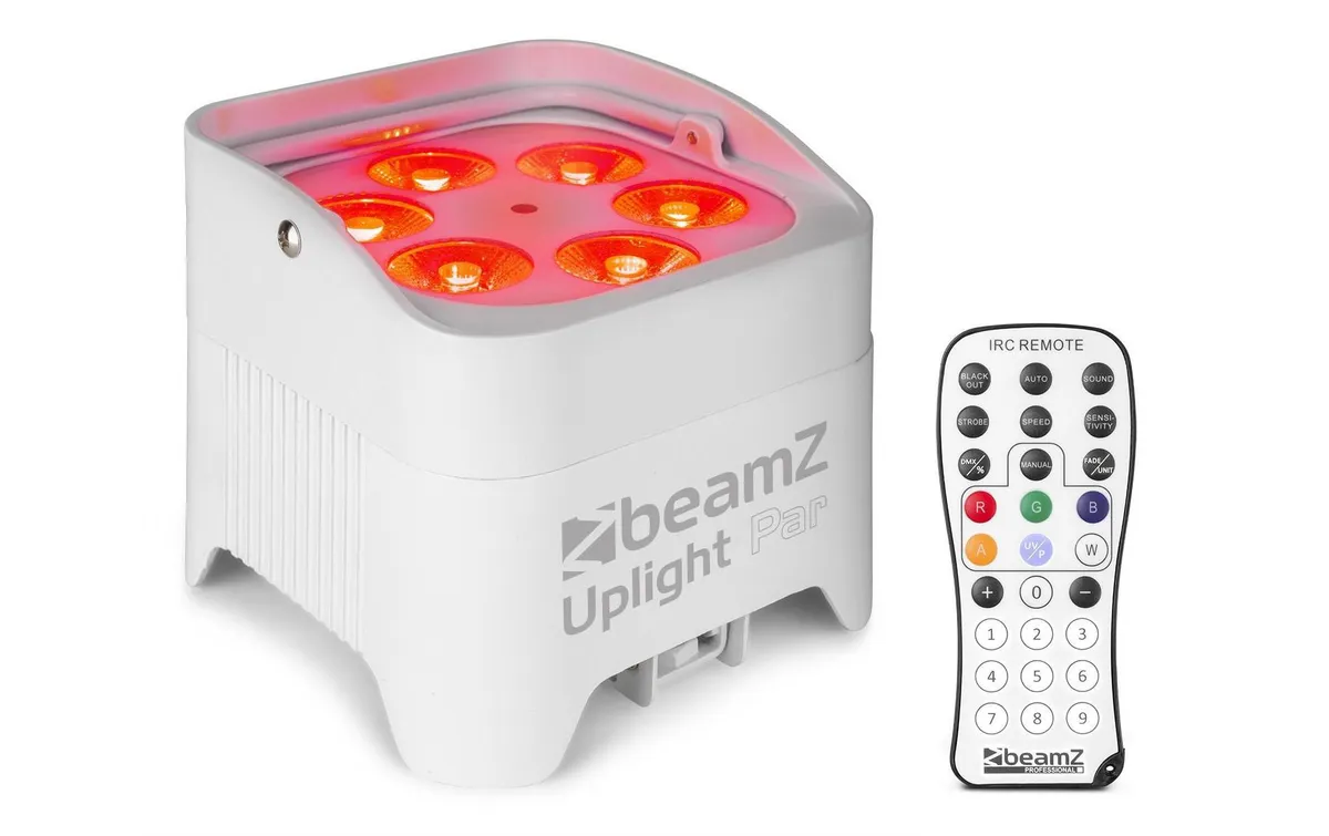 BeamZ Bodenstrahler BBP96SW Uplight Par Weiss BeamZ Bodenstrahler BBP96SW Uplight Par Weiss