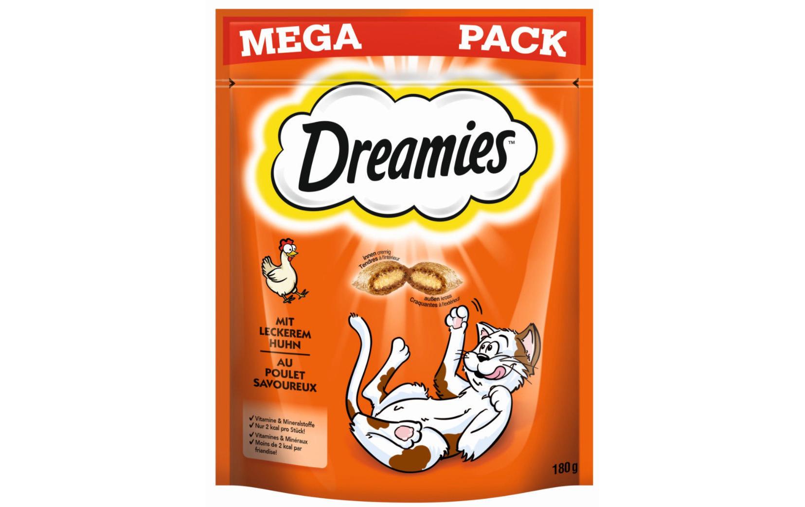 Dreamies Katzen-Snack mit Huhn, 4 x 180g