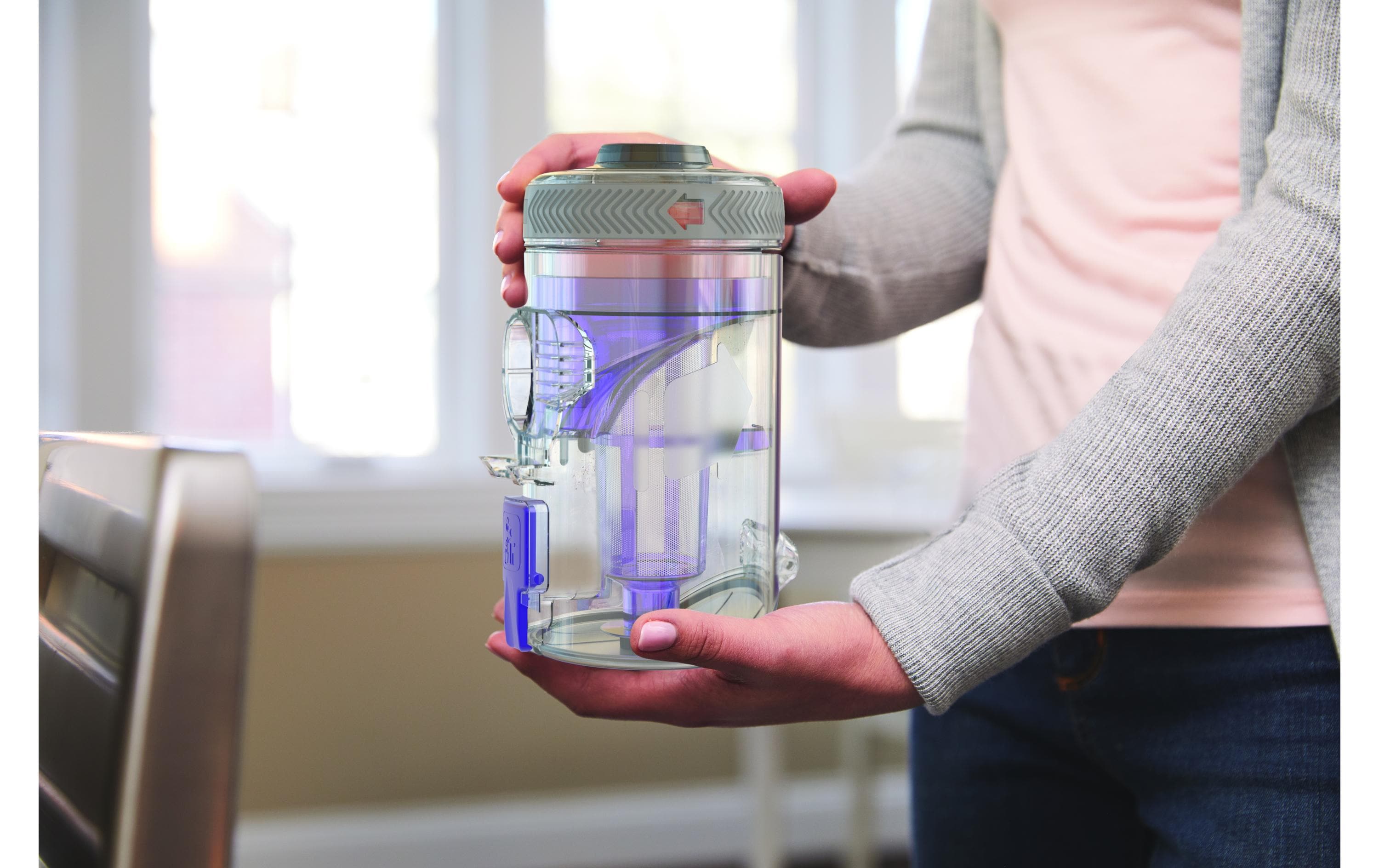 BLACK+DECKER Akku-Hand- und Stielsauger Pet 4 in 1 Lila/Weiss