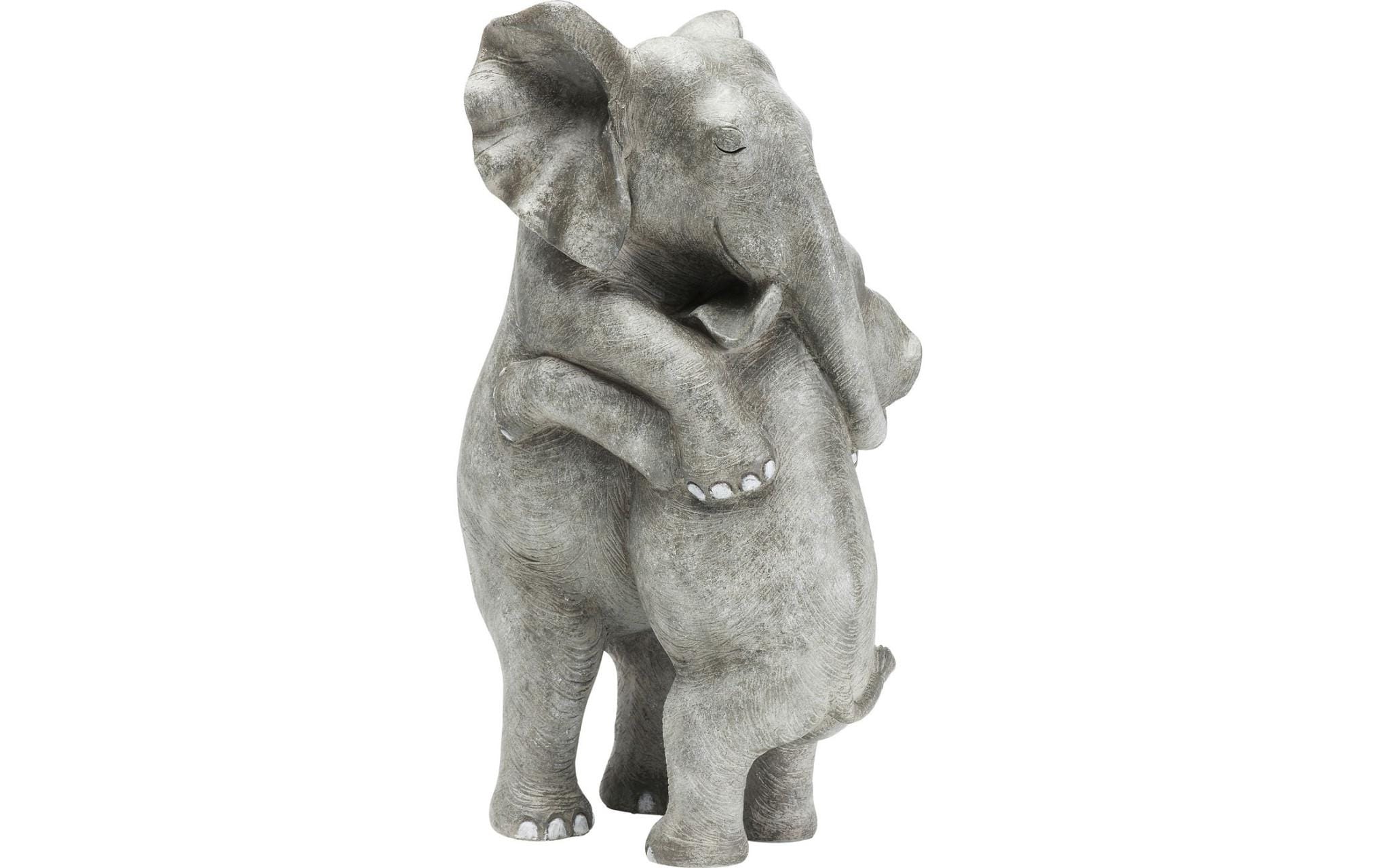 Kare Dekofigur Elephant Hug Grau