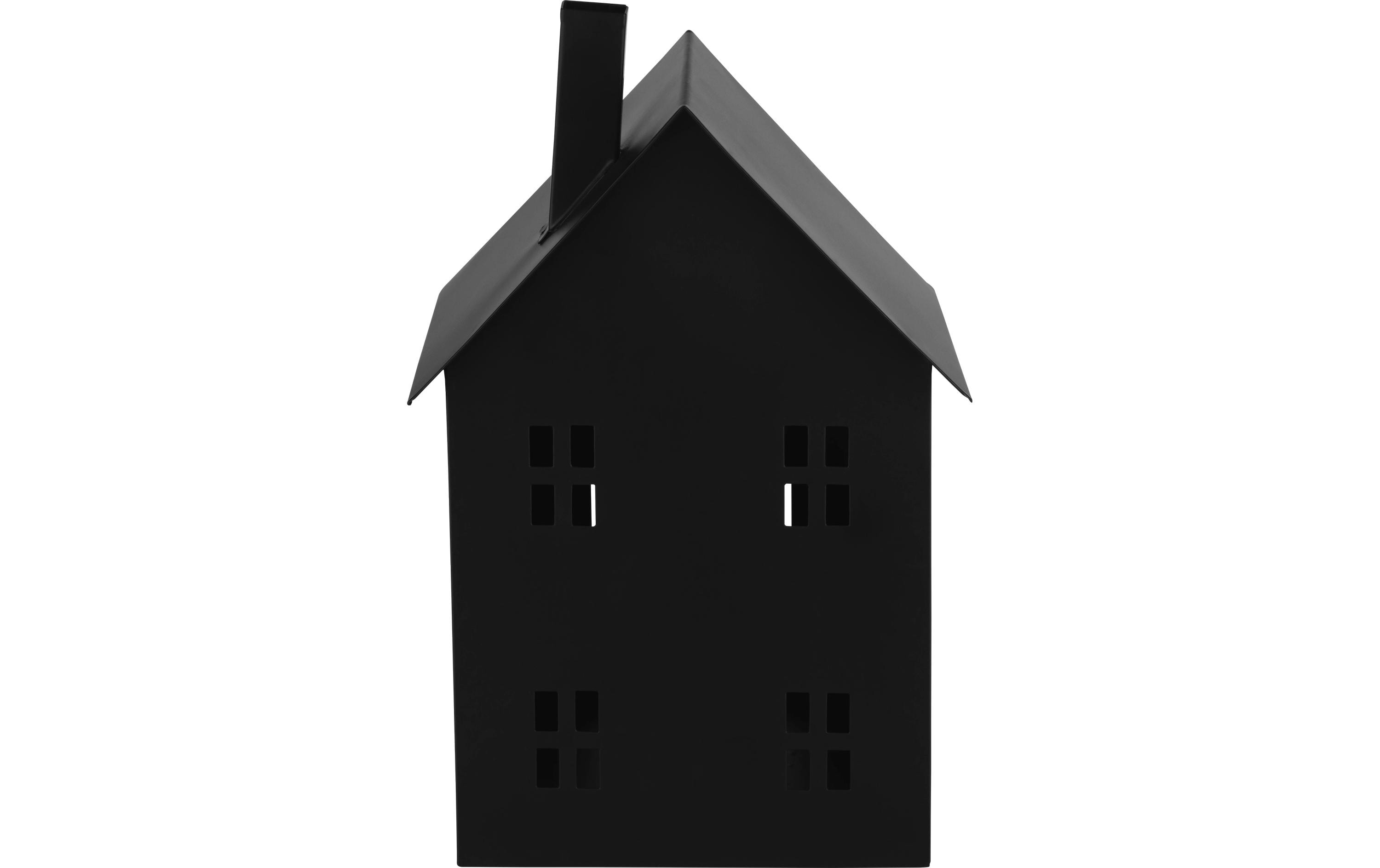 EGLO Weihnachtswindlicht Haus Gutapol Schwarz, Metall