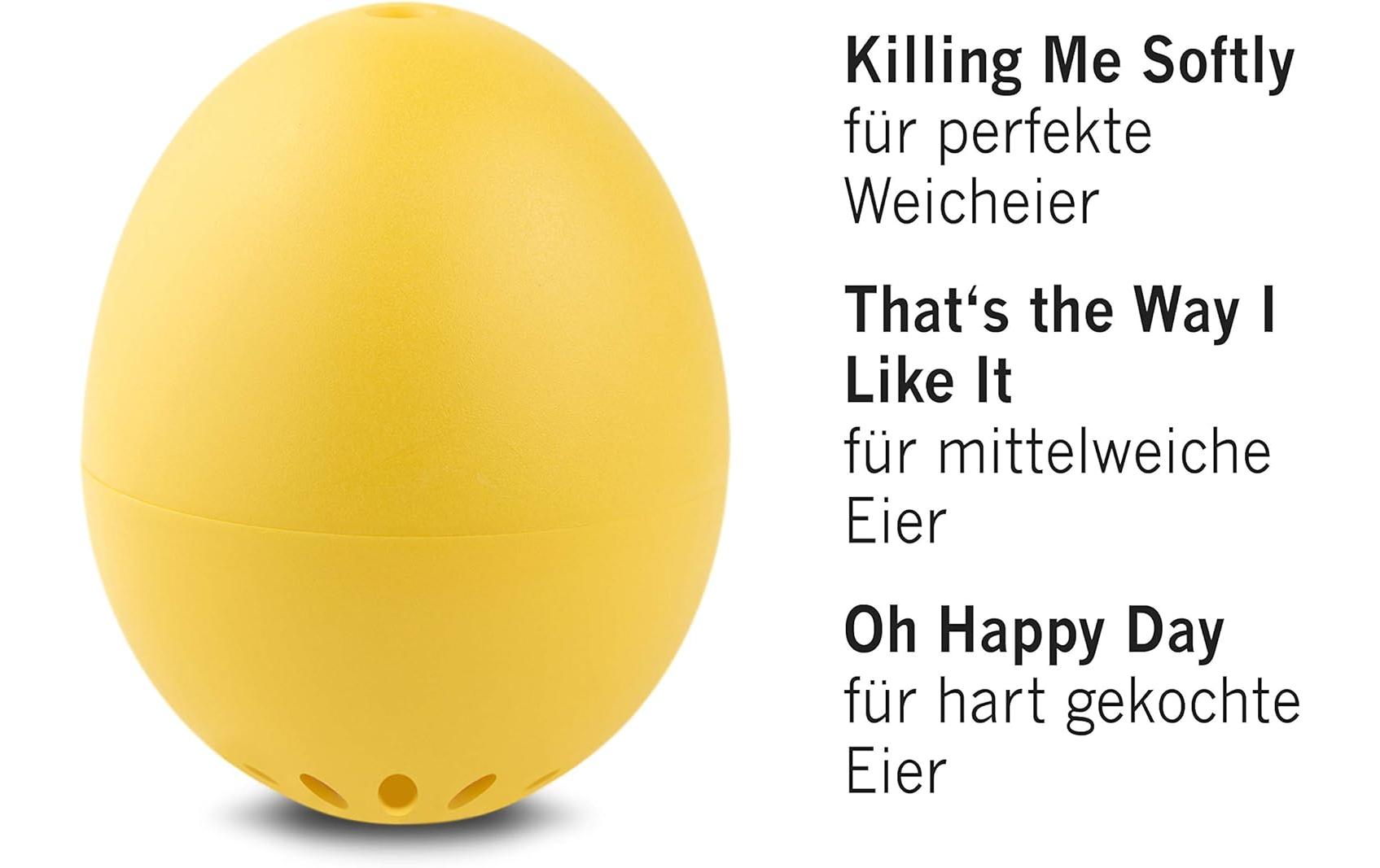 PiepEi Küchentimer Singende Eieruhr Gute Laune, Gelb