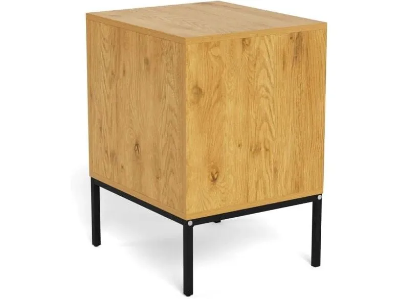 AC Design Nachttisch Palmdale Hellbraun, 45.6 x 40 x 61 cm AC Design Nachttisch Palmdale Hellbraun, 45.6 x 40 x 61 cm