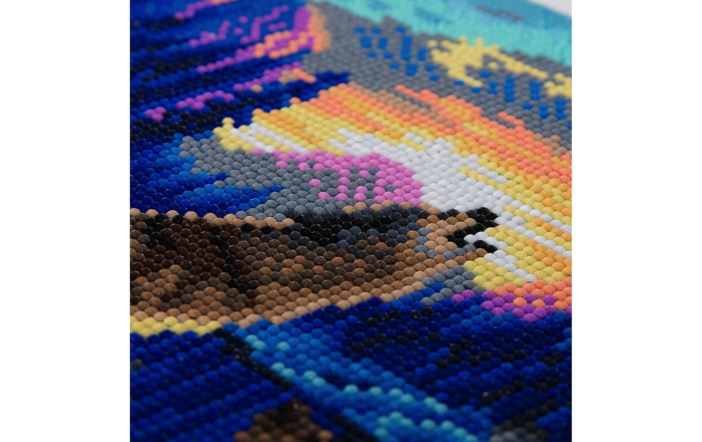 CRAFT Buddy Bastelset Crystal Art Kit Howling Wolves 30 x 30 cm