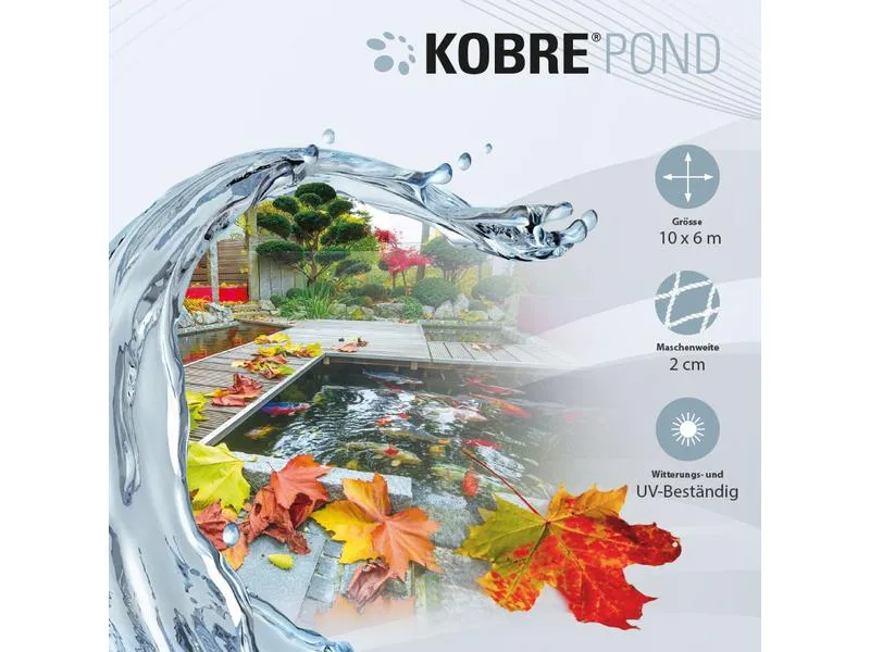 Kobre®Pond Laubschutznetz 10 x 6 m Kobre®Pond Laubschutznetz 10 x 6 m