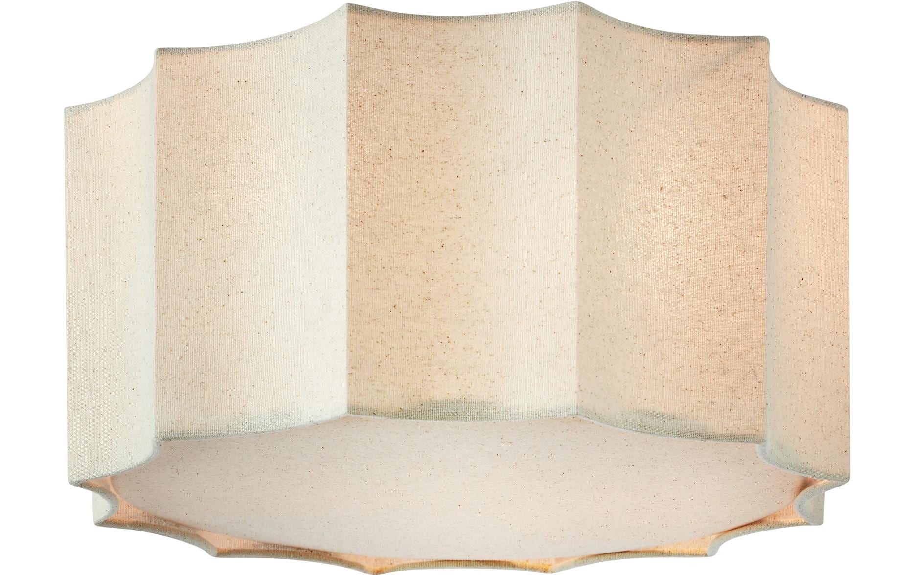 Markslöjd Deckenleuchte Olea 2-flammig 35 cm Beige