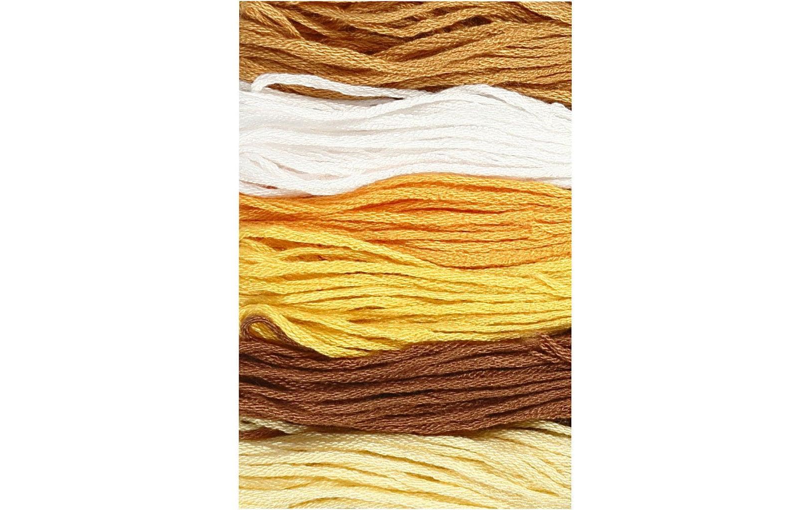 Creativ Company Stickgarn Baumwolle Gold 6 Bündel à 8 m Creativ Company Stickgarn Baumwolle Gold 6 Bündel à 8 m