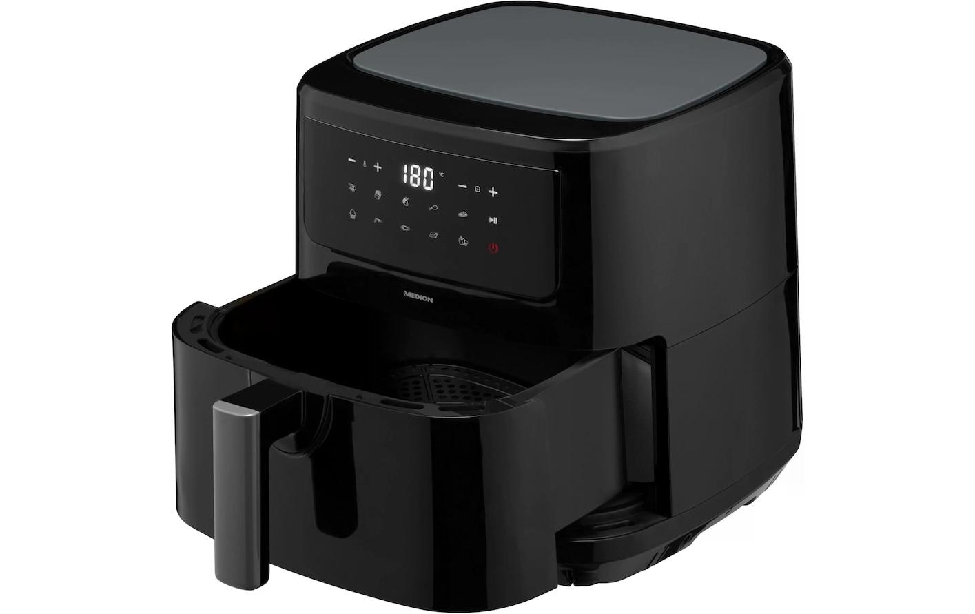 Medion Heissluft-Fritteuse MD 11750 7.2 l, Schwarz